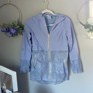 ivivva rain jacket! size 10- small stain on arm, price reflects